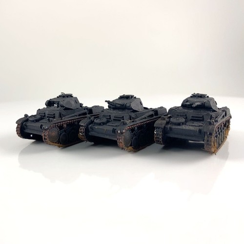 Tank allemand ww2 métal - x3,