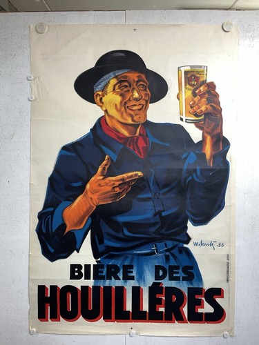 Rare affiche ancienne bière - ancienne,