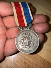 MEDAILLE EN ARGENT  " SOCIETE DES SAUVETEURS  TOULON (VAR) " ATTRIBUEE EN 1930