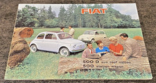 Brochure de Vente FIAT 500 D &