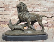Grande statue bronze signée - grande,