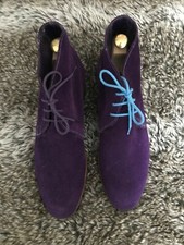 Crockett jones 6,5 Chukka homme violet portée 2 fois