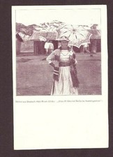 Carte postale allemande sud ouest femme sergent Balla dans l'état du dimanche