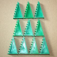 Scalextric A244 10 x supports de pont/rails verts, TBE