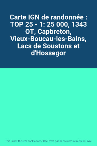 Carte ign randonnée - carte,