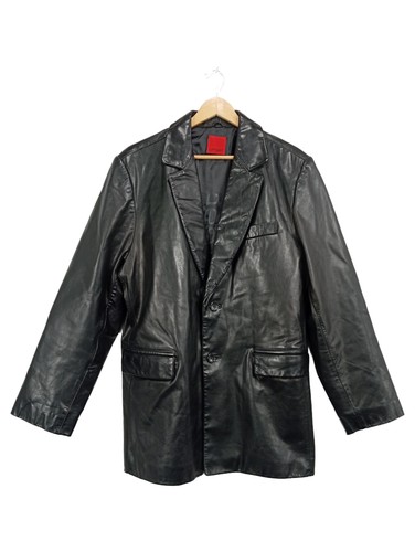 Blazer homme noir cuir - noir,