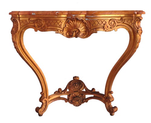 Console bois doré style - console, de
