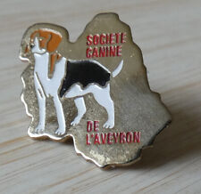 PIN'S ANIMAUX CHIEN DE CHASSE EPAGNEUL BRETON SOCIETE CANINE DE L'AVEYRON