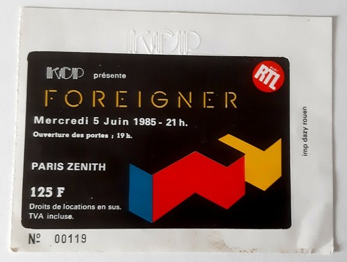 Ticket billet used - ticket, place