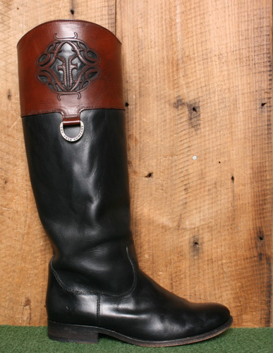 Frye melissa logo - frye, black