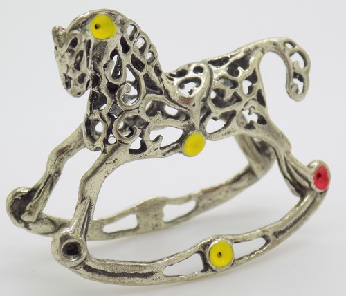 Figurine cheval bascule - figurine,