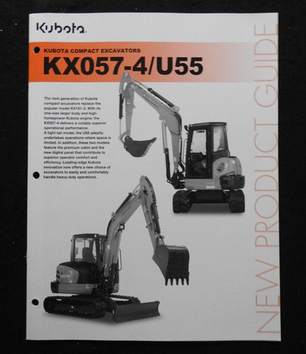 Kubota kx057 u55 mini pelle - u55,