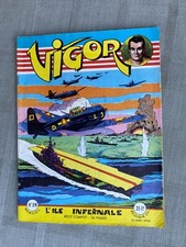 VIGOR N°28 L'ÎLE INFERNALE AVRIL 1956 EN BON ÉTAT