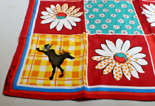 VINTAGE ! FOULARD en soie, Pierre Cardin, étiquette