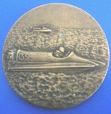 #0652# Ancienne médaille "Course de Bateaux CATAMARAN" Signée Drago: Rare