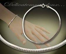 Bracelet Snake en Argent