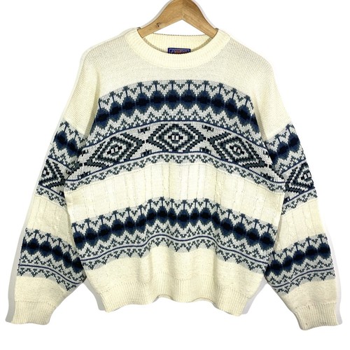 Pull motifs graphique vintage - motifs,