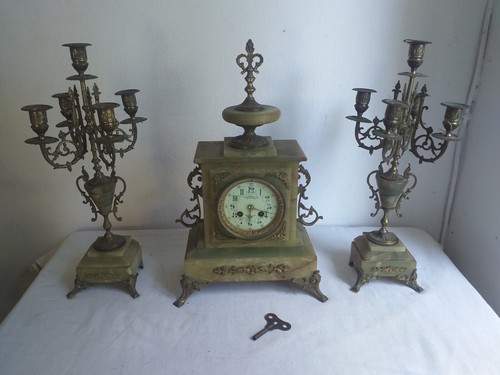 Horloge cheminé ancienne - horloge, de