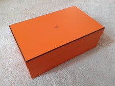HERMES PARIS Boite Vide Ecrin Coffret Cadeau Luxe Orange 35.5x21.5x12.5 cm N°4