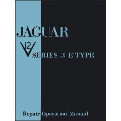 Manuel atelier jaguar v12 - manuel,