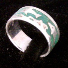 BAGUE ARGENT - DAUPHINS - 3.20