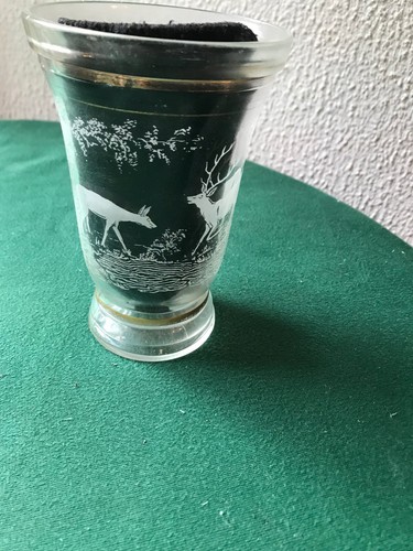 Vase scene chasse courre - de,