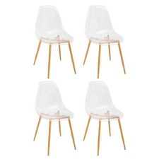 Lot de 4 Chaises Design "Taho"