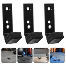  Lot de 10 crochets en J pour rack de musculation - Support mural pour squats -