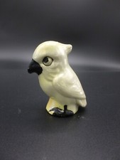 RARE SALIÈRE POIVRIÈRE EN PORCELAINE D ' EPOQUE ART DÉCO  PERRUCHE