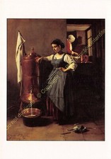 CP ART TABLEAU FRANçOIS BONVIN la fontaine en cuivre