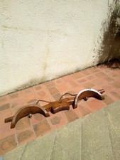  JOUG DE BOEUF EN NOYER CIRE