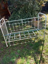 Lit Ancien Fer Blanc