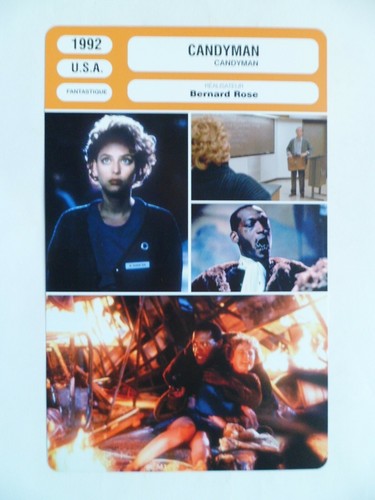 Carte fiche cinema 1992 - carte,