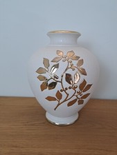 Sainte Radegonde , Grand Vase , Faïence , Fleuillage , Année 40 .