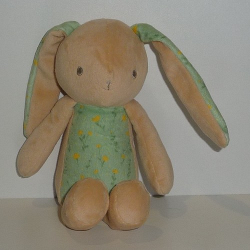 Doudou lapin klorane vert - doudou,