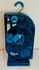 Vintage Salton WET TUNES WT50 Shower Radio Blue Green Clear Works Well Clock