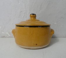 ancien pot en terre cuite vernissée