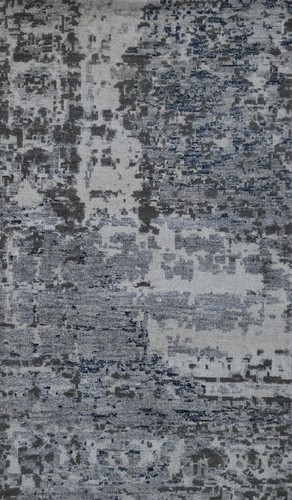 Tapis vintage gris - gris, bambou