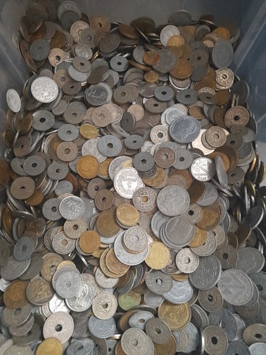 Vrac 1kg monnaies - -,