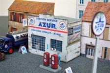 Garage azur kit papier - azur,