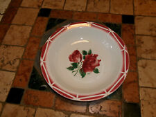 Ancien plat rond et creux en faïence de Digoin décor Cibon parfait état