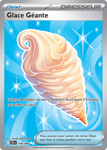 Carte pokémon glace géante - pokémon,
