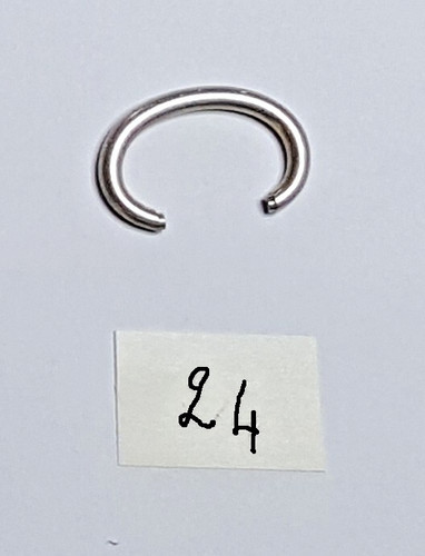 Bélière métal montre - bélière, en