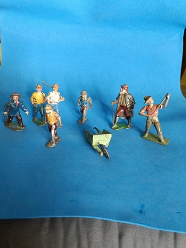 Lot figurines plomb ou - lot,