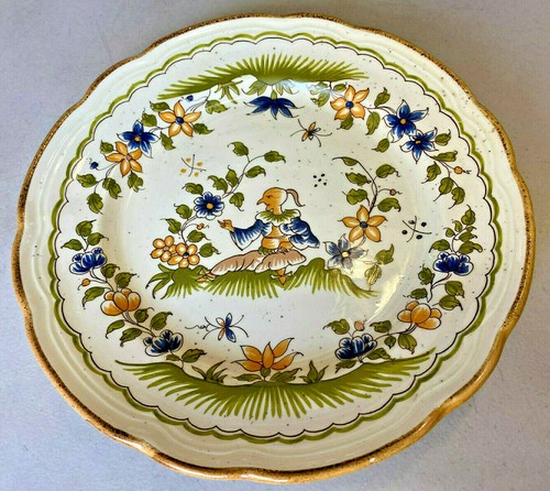 Dinner plate vieux - plate,