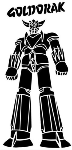 Sticker goldorak 20cm 5cm - sticker,
