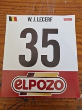 Dossard tour d’Espagne Junior Lecerf, cyclisme velo sport vuelta bib number