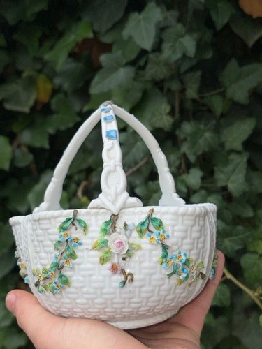 Ancien panier porcelaine - en,