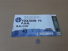 TICKET DE MATCH TOULOUSE - PSG