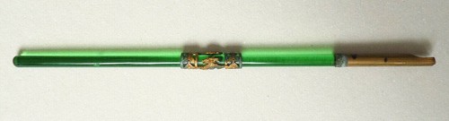 Porte plume verre - en, vert